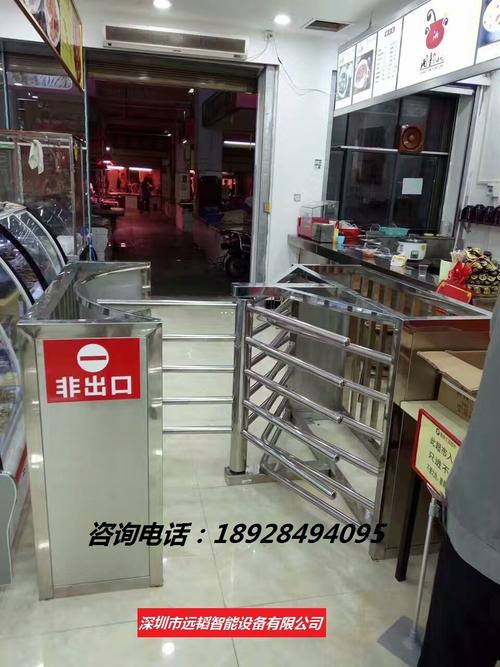 车站工厂景区工地半高全高十字手动单向转闸入门闸机简易道闸人行